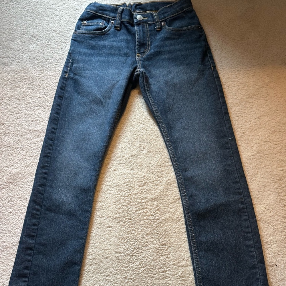 Levi’s jeans, 511 youth size 8 regular. With 24 length 25.